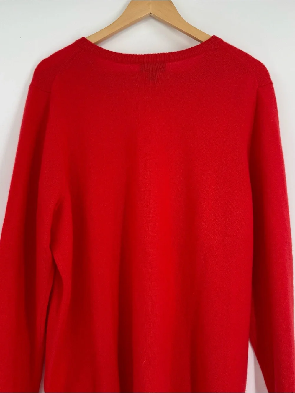 Charter Club Luxury 100% Cashmere Red Solid Knit CrewNeck Pullover Sweater 3X